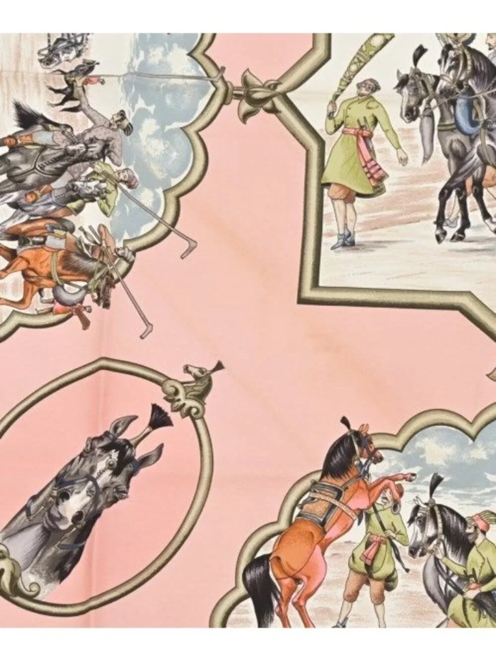 Hermes Bandana Scarf Pink